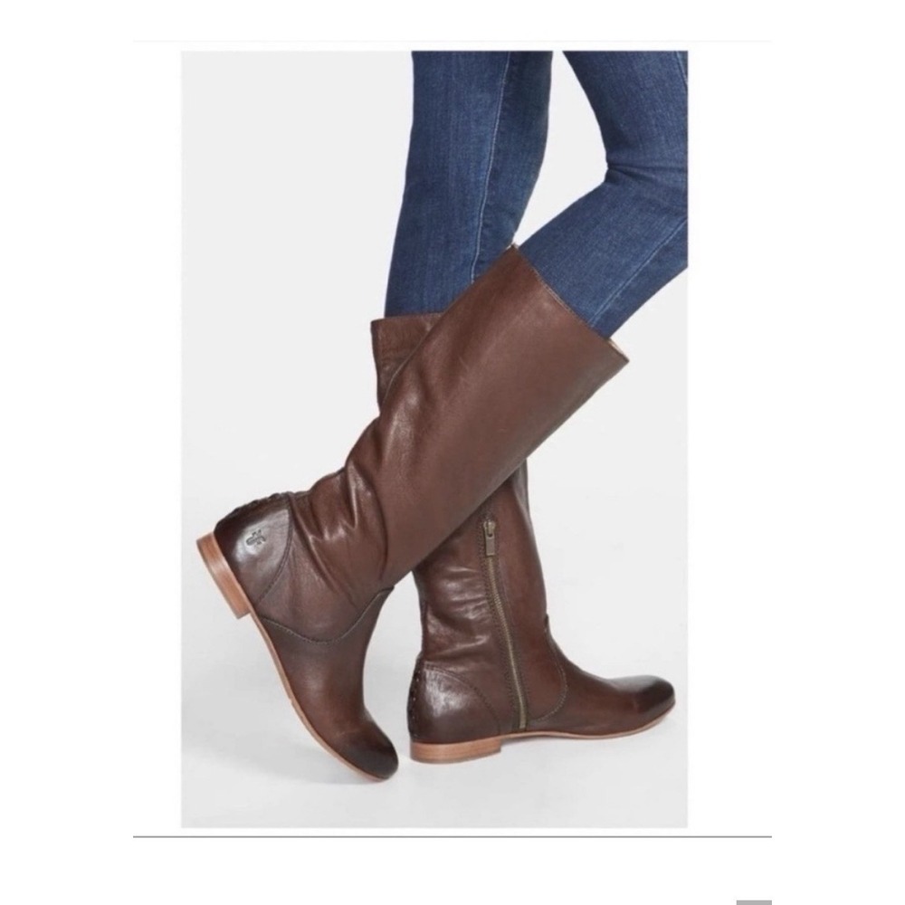Frye Jillian Pull On Riding Boots Mid Calf 11M